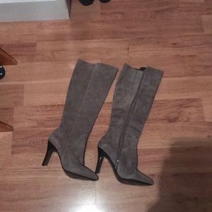 WORN 2x Brooks Brothers Grey Suede Boots